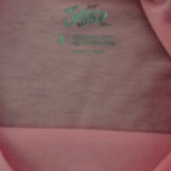 Justice Girl’s Pink Unicorn Top/Leggings Set 8 - Picture 3 of 4